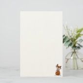 figdewdrops Fig the fox stationary Briefpapier (Stehend Vorderseite)