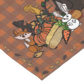 figdewdrop's Herbst-Gingham-Tischläufer Kurzer Tischläufer (Ecke)