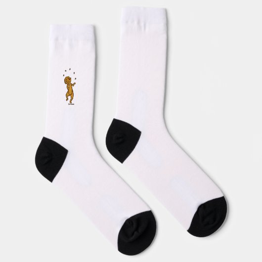 figdewdrops Jonglier-Eichhörnchen-Crew-Socken Socken (Rechts)