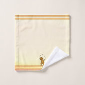 figdewdrops Juggling Squirrel Bath Towel Set (Waschlappen)
