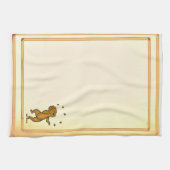 figdewdrops Juggling Squirrel kitchen towel Geschirrtuch (Horizontal)