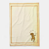 figdewdrops Juggling Squirrel kitchen towel Geschirrtuch (Vertikal)