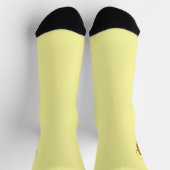figdewdrops Juggling Squirrel yellow crew socks Socken (Oben)