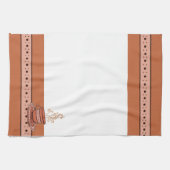 figdewdrops Orange Relax Cup kitchen towel Geschirrtuch (Horizontal)