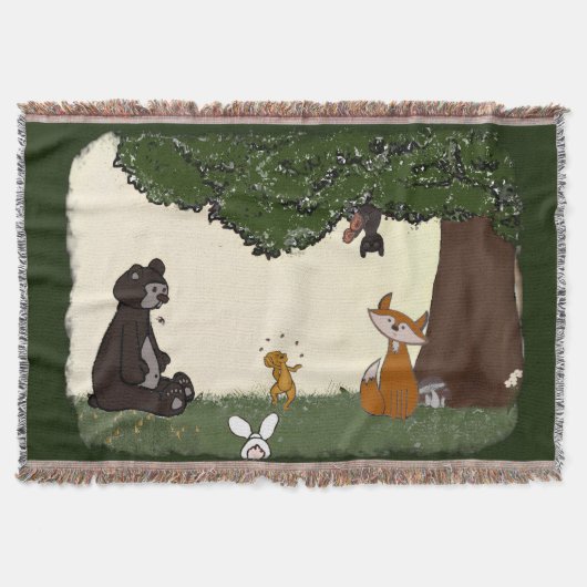 figdewdrops Spring Day Throw Blanket Decke (Vorderseite)