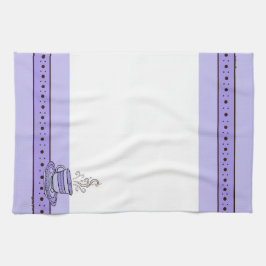 figdewdrops Violet Purple Relax Cup kitchen towel Geschirrtuch