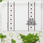 figdewdrops White flowers Relax Cup kitchen towel Geschirrtuch (Gefaltet)