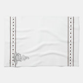 figdewdrops White Relax Cup kitchen towel Geschirrtuch (Horizontal)