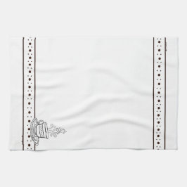 figdewdrops White Relax Cup kitchen towel Geschirrtuch
