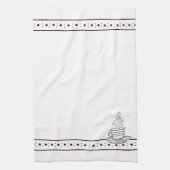 figdewdrops White Relax Cup kitchen towel Geschirrtuch (Vertikal)