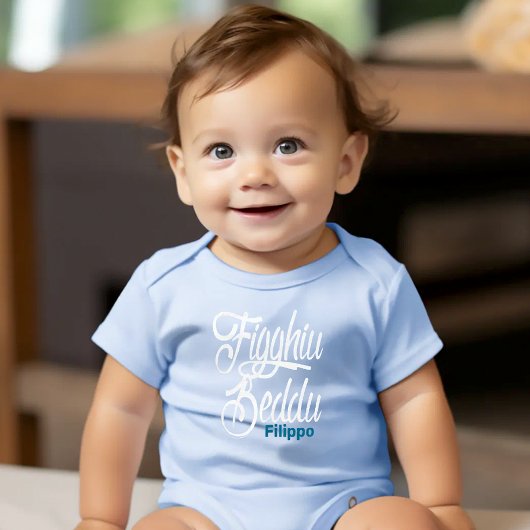 Figghiu Beddu Baby Bodysuit Strampler