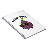 Figgin Cool Funny Fig Food Puff Notizblock (Rechte Seite)