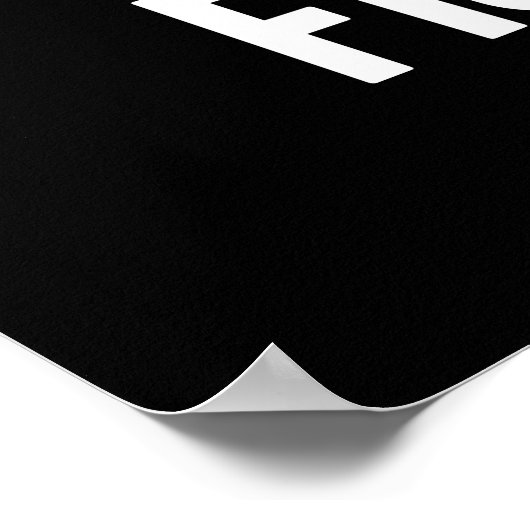 Figgin Lit Funny Figgy Pudding Pun Dark BG Poster (Ecke)