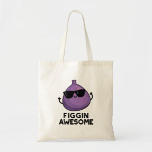 Figgin Phantastisch Funny Fruit Fig Puff Tragetasche