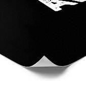 Figgin Phantastisch Funny Fruit Fig Pun Dark BG Poster (Ecke)