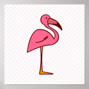 Figgy Flamingo Poster