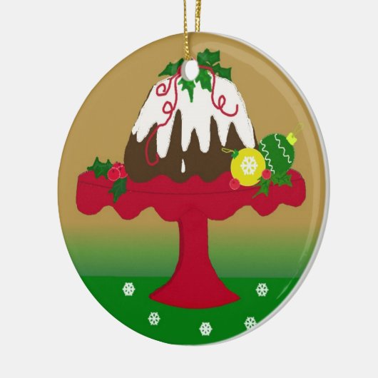 Figgy Pudding Keramikornament (Links)