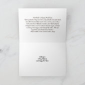 Figgy Pudding Rezept Niedlich HandGezeichnet Karte (Innenseite)