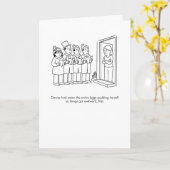 Figgy Pudding Urlaubskarte Karte (Gelbe Blume)