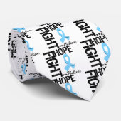 Fight Believe Hope v2 Prostate Cancer Krawatte (Gerollt)