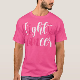 Fight Cancer I Can Survivor Pink Ribbon Breast Can T-Shirt