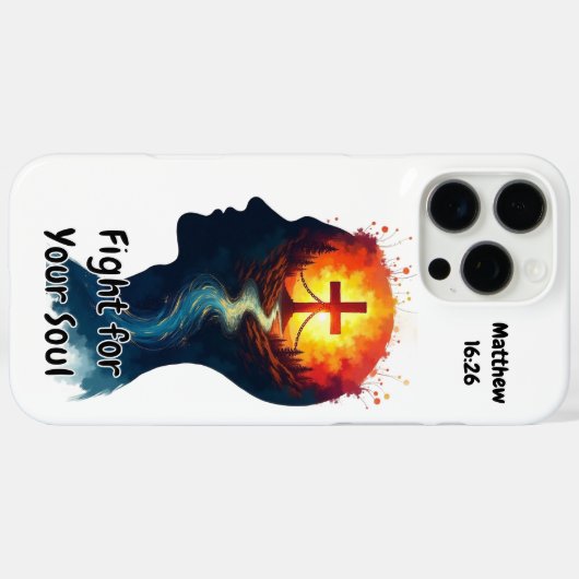 Fight Case-Mate iPhone Hülle (Rückseite (Horizontal))