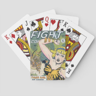 „Fight Comics“-Comicheft Spielkarten