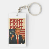 Fight! Fight! Fight! Schlüsselanhänger (Rückseite)