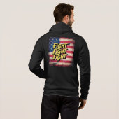 Fight Fight Fight - Wahl Donal Trump Hoodie (Schwarz voll)