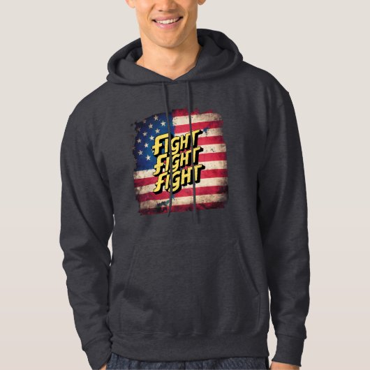 Fight Fight Fight - Wahl Donal Trump Hoodie (Vorderseite)