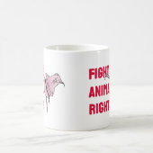 Fight for Animal Rights Kaffeetasse (Mittel)