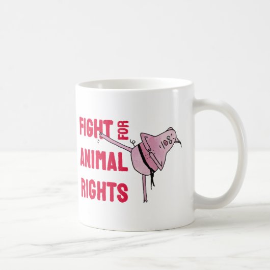 Fight for Animal Rights Kaffeetasse (Rechts)