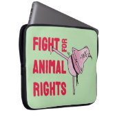 Fight for Animal Rights Laptopschutzhülle (Vorne Rechts)