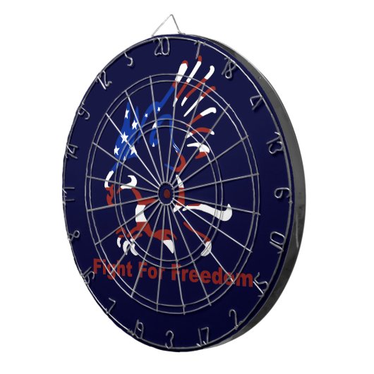 Fight for Freedom Eagle Dart Board Dartscheibe (Vorderseite rechts)