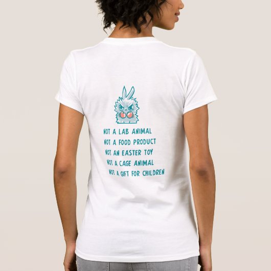 Fight for rabbits T-Shirt (Rückseite)