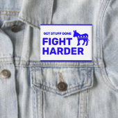 Fight Harder™-Taste (passen Sie es an!) Button (Insitu)