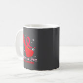 Fight Like A Boss Heart Health Heart Disease Aware Kaffeetasse (Vorderseite Links)