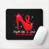 Fight Like A Boss Heart Health Heart Disease Aware Mousepad (Mit Mouse)