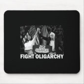 Fight Oligarchy Bernie Sanders And Aoc Freedom Us  Mousepad (Vorne)