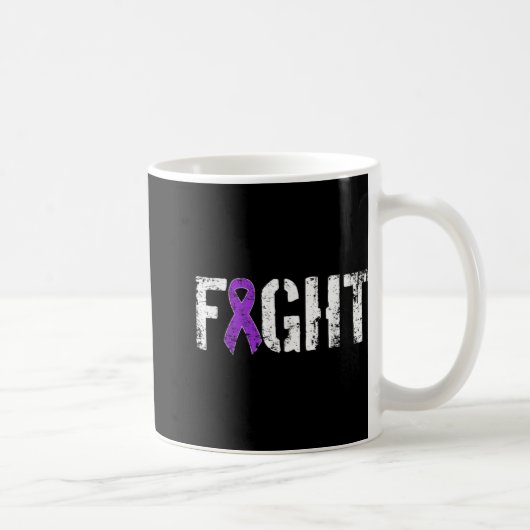 Fight Pancreatic Cancer Military Style Awareness Kaffeetasse (Rechts)