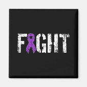 Fight Pancreatic Cancer Military Style Awareness Magnet (Vorne)