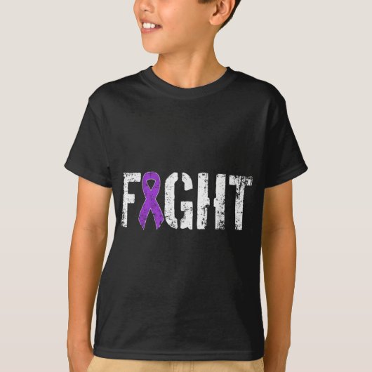 Fight Pancreatic Cancer Military Style Awareness T-Shirt (Vorderseite)