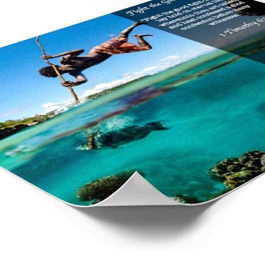 Fight the Good Fight Poster (Ecke)