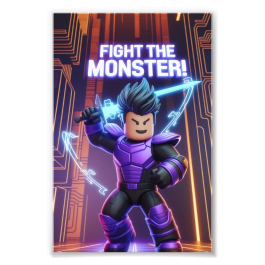 Fight the monster  fotodruck (Vorne)