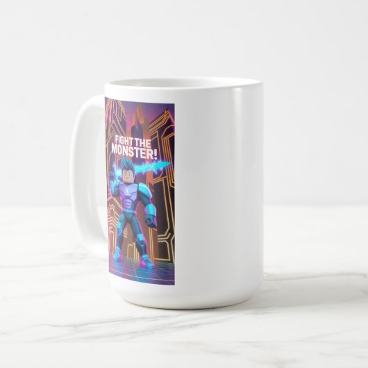 Fight the monster kaffeetasse (Vorderseite Links)