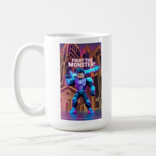 Fight the monster  kaffeetasse (Links)