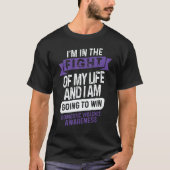 Fight to Win Domestic Violence Awareness Supporter T-Shirt (Vorderseite)