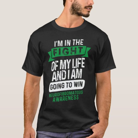 Fight to Win Neurofibromatosis Awareness Supporter T-Shirt (Vorderseite)