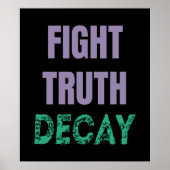 Fight Truth Decay Poster (Vorne)