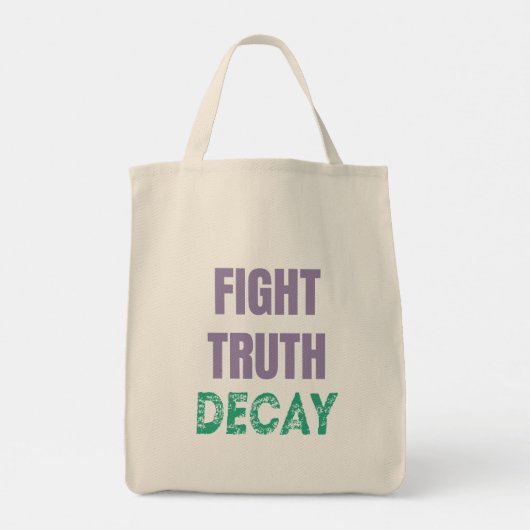 Fight Truth Decay Tragetasche (Rückseite)